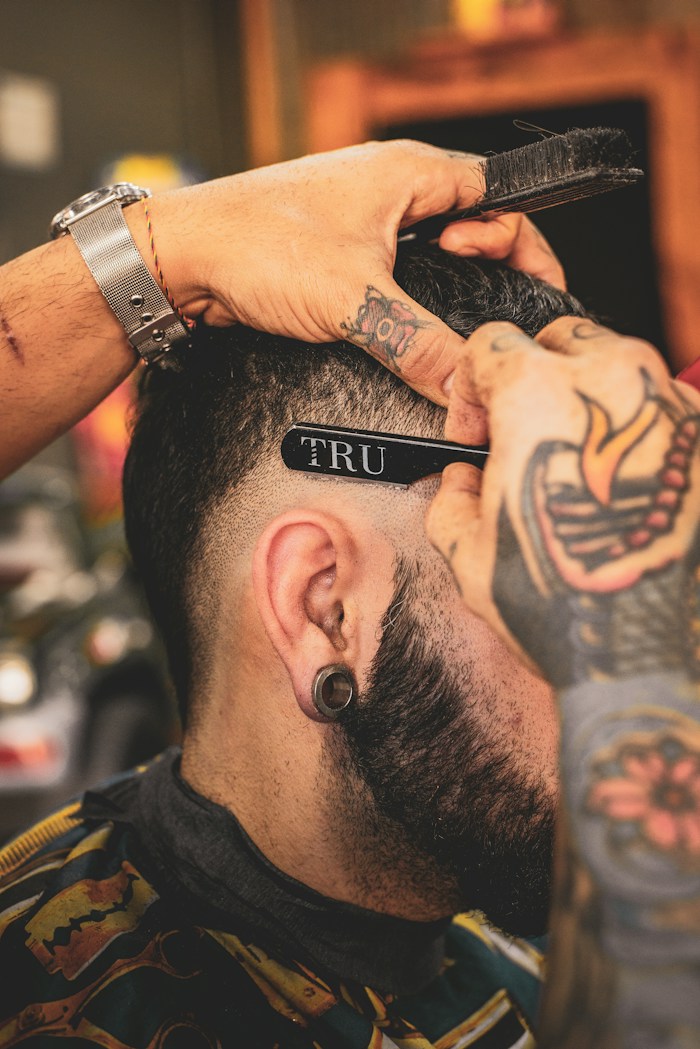 Herramientas de barbería de referencia